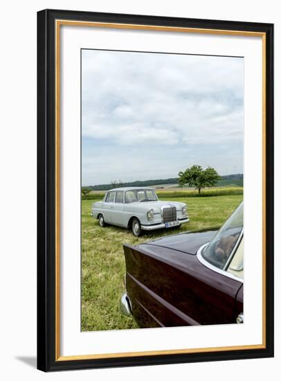Mercedes 220 Sb, Type W 111, Year of Manufacture 1963, 105 Hp, and Mercedes 200-Bernd Wittelsbach-Framed Photographic Print