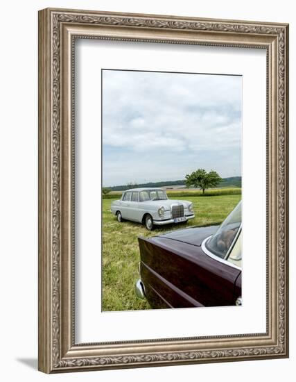 Mercedes 220 Sb, Type W 111, Year of Manufacture 1963, 105 Hp, and Mercedes 200-Bernd Wittelsbach-Framed Photographic Print