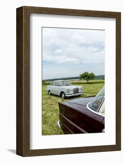 Mercedes 220 Sb, Type W 111, Year of Manufacture 1963, 105 Hp, and Mercedes 200-Bernd Wittelsbach-Framed Photographic Print