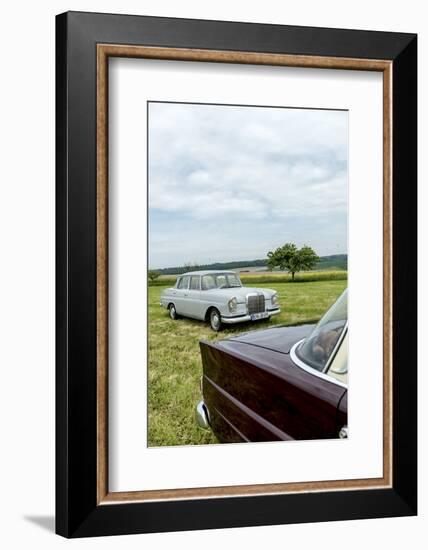 Mercedes 220 Sb, Type W 111, Year of Manufacture 1963, 105 Hp, and Mercedes 200-Bernd Wittelsbach-Framed Photographic Print