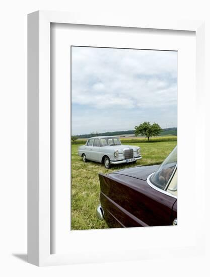 Mercedes 220 Sb, Type W 111, Year of Manufacture 1963, 105 Hp, and Mercedes 200-Bernd Wittelsbach-Framed Photographic Print