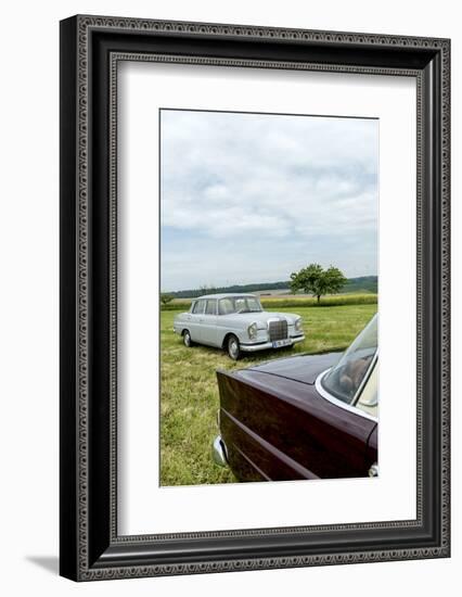 Mercedes 220 Sb, Type W 111, Year of Manufacture 1963, 105 Hp, and Mercedes 200-Bernd Wittelsbach-Framed Photographic Print