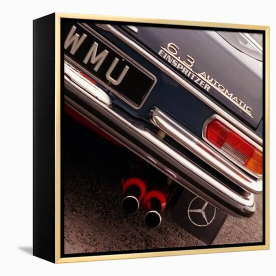 Mercedes 300 SEL Car Which Belongs to Mario Capaldi, May 1999-null-Framed Premier Image Canvas