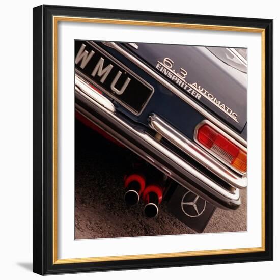 Mercedes 300 SEL Car Which Belongs to Mario Capaldi, May 1999-null-Framed Photographic Print