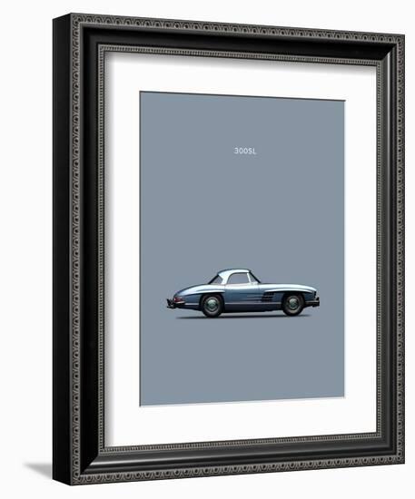 Mercedes 300SL 1960-Mark Rogan-Framed Art Print