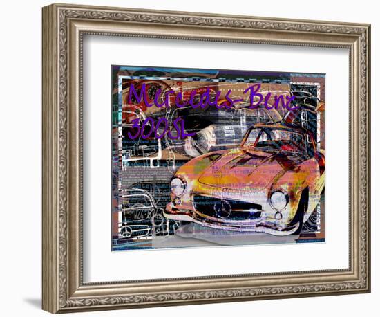 Mercedes Benz 300 Sl-Victoria Hues-Framed Giclee Print