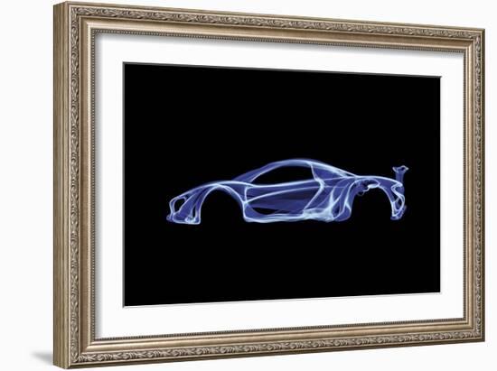 Mercedes-Benz 300sl-Octavian Mielu-Framed Art Print