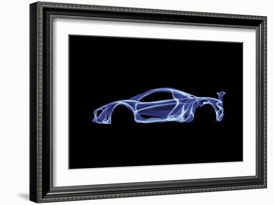 Mercedes-Benz 300sl-Octavian Mielu-Framed Art Print