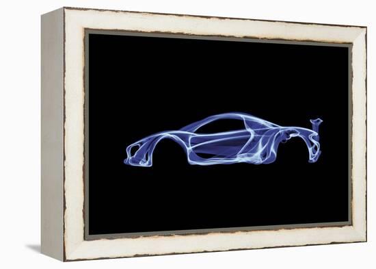 Mercedes-Benz 300sl-Octavian Mielu-Framed Stretched Canvas