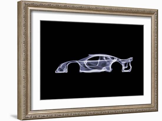 Mercedes-Benz CLK GTR-Octavian Mielu-Framed Art Print