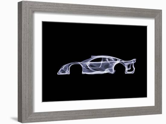 Mercedes-Benz CLK GTR-Octavian Mielu-Framed Art Print