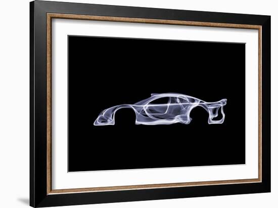 Mercedes-Benz CLK GTR-Octavian Mielu-Framed Art Print