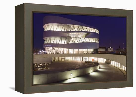 Mercedes Benz Museum, Stuttgart, Baden Wurttemberg, Germany, Europe-Markus Lange-Framed Premier Image Canvas