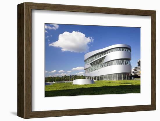 Mercedes Benz Museum, Stuttgart, Baden Wurttemberg, Germany, Europe-Markus Lange-Framed Photographic Print