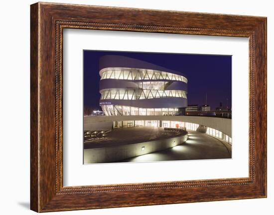 Mercedes Benz Museum, Stuttgart, Baden Wurttemberg, Germany, Europe-Markus Lange-Framed Photographic Print