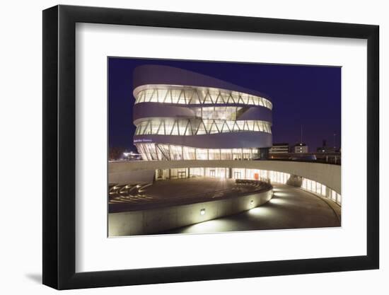 Mercedes Benz Museum, Stuttgart, Baden Wurttemberg, Germany, Europe-Markus Lange-Framed Photographic Print