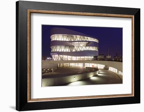 Mercedes Benz Museum, Stuttgart, Baden Wurttemberg, Germany, Europe-Markus Lange-Framed Photographic Print