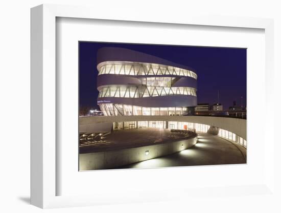 Mercedes Benz Museum, Stuttgart, Baden Wurttemberg, Germany, Europe-Markus Lange-Framed Photographic Print