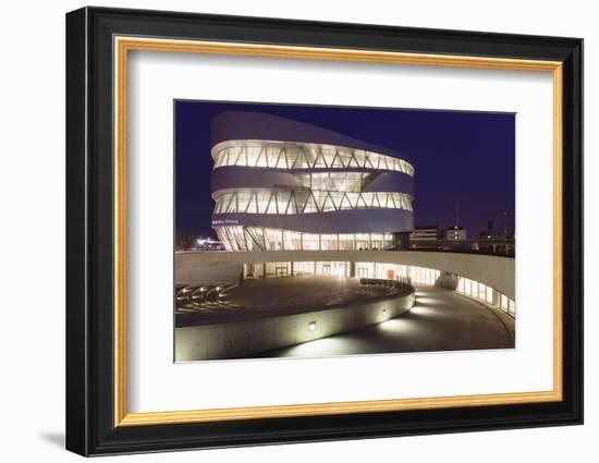 Mercedes Benz Museum, Stuttgart, Baden Wurttemberg, Germany, Europe-Markus Lange-Framed Photographic Print