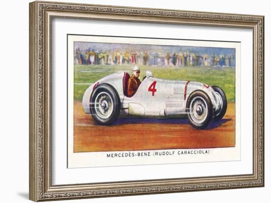 'Mercedes-Benz (Rudolf Caracciola)', 1938-Unknown-Framed Giclee Print