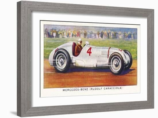 'Mercedes-Benz (Rudolf Caracciola)', 1938-Unknown-Framed Giclee Print