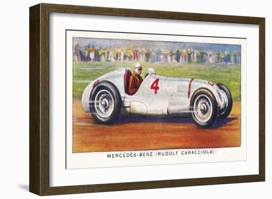 'Mercedes-Benz (Rudolf Caracciola)', 1938-Unknown-Framed Giclee Print