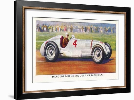 'Mercedes-Benz (Rudolf Caracciola)', 1938-Unknown-Framed Giclee Print