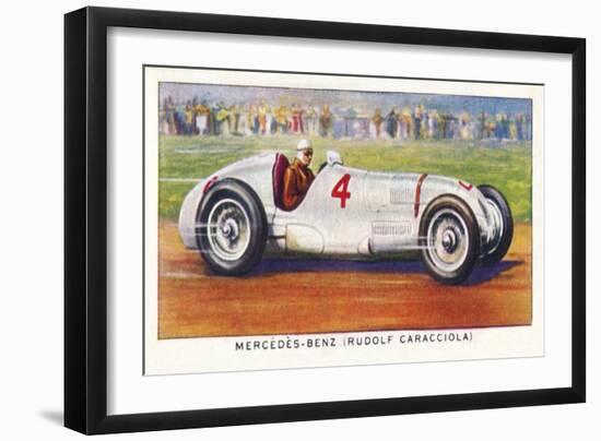 'Mercedes-Benz (Rudolf Caracciola)', 1938-Unknown-Framed Giclee Print