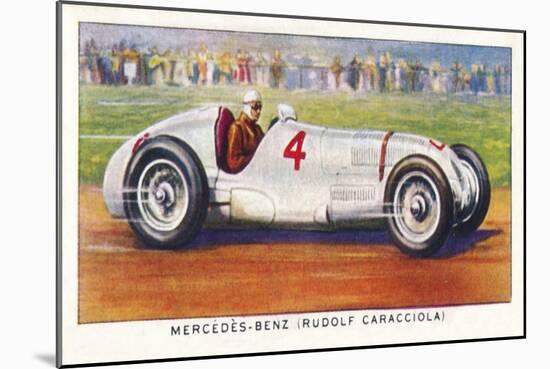 'Mercedes-Benz (Rudolf Caracciola)', 1938-Unknown-Mounted Giclee Print