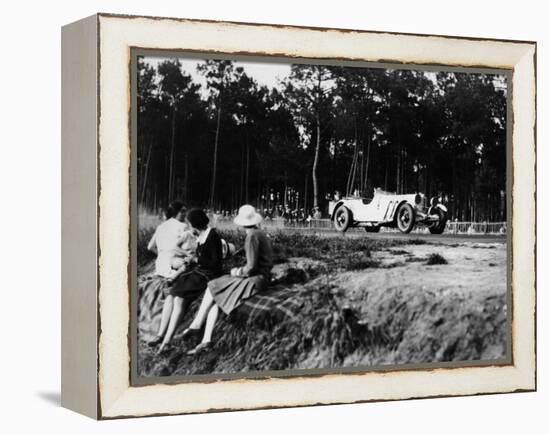 Mercedes-Benz Ss in Action at the Le Mans 24 Hours, France, 1930-null-Framed Stretched Canvas