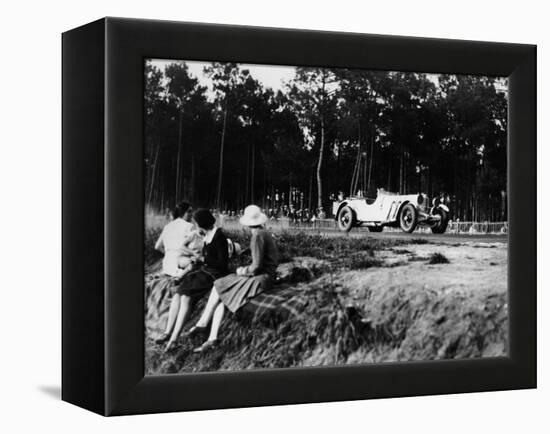 Mercedes-Benz Ss in Action at the Le Mans 24 Hours, France, 1930-null-Framed Stretched Canvas