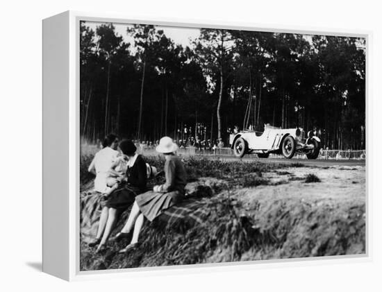 Mercedes-Benz Ss in Action at the Le Mans 24 Hours, France, 1930-null-Framed Stretched Canvas