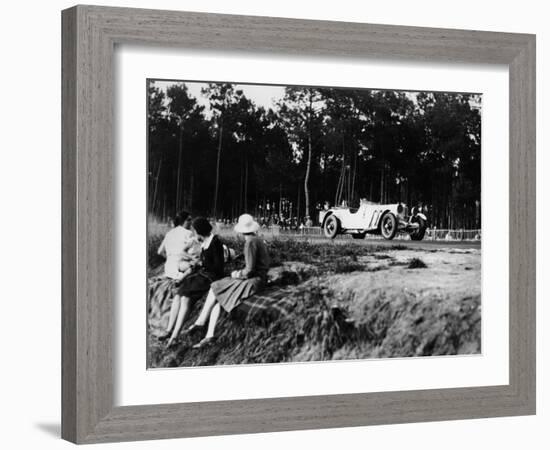 Mercedes-Benz Ss in Action at the Le Mans 24 Hours, France, 1930-null-Framed Photo