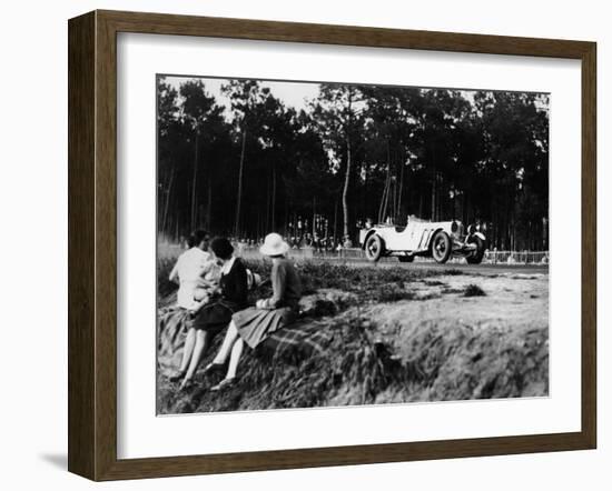 Mercedes-Benz Ss in Action at the Le Mans 24 Hours, France, 1930-null-Framed Photo