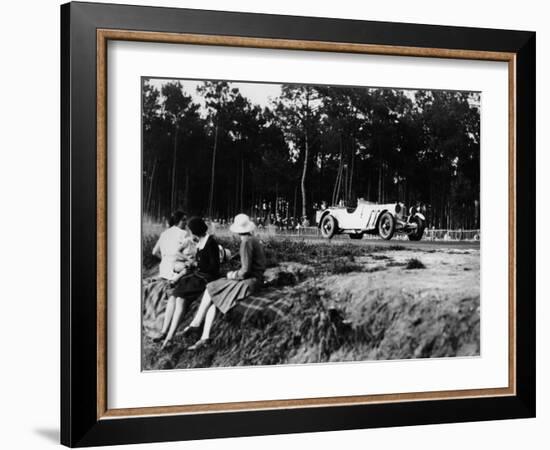 Mercedes-Benz Ss in Action at the Le Mans 24 Hours, France, 1930-null-Framed Photo