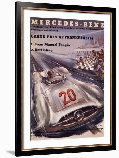 Mercedes Benz-H^ Liskars-Framed Art Print