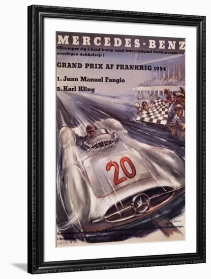 Mercedes Benz-H^ Liskars-Framed Art Print