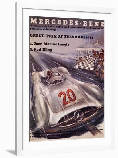 Mercedes Benz-H^ Liskars-Framed Art Print