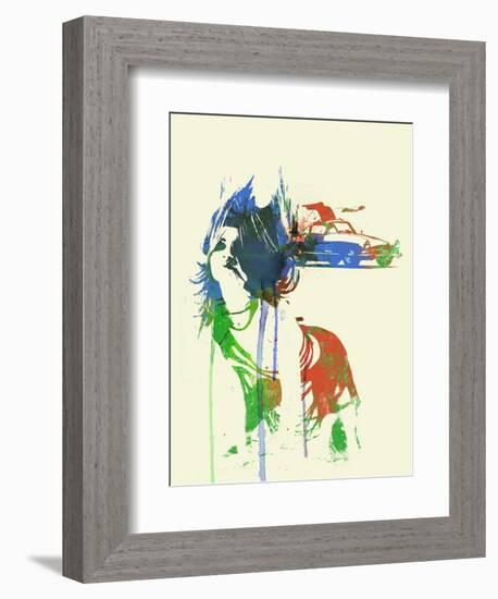 Mercedes Girl-NaxArt-Framed Art Print