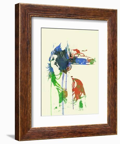 Mercedes Girl-NaxArt-Framed Art Print