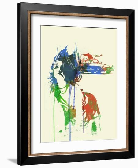 Mercedes Girl-NaxArt-Framed Premium Giclee Print