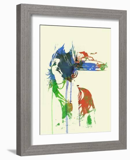 Mercedes Girl-NaxArt-Framed Art Print