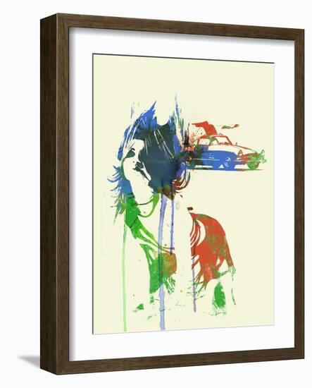 Mercedes Girl-NaxArt-Framed Art Print