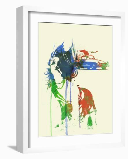 Mercedes Girl-NaxArt-Framed Art Print