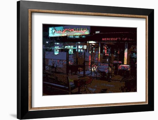 Mercedes Grille, Venice Beach, California-Steve Ash-Framed Giclee Print