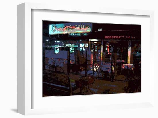 Mercedes Grille, Venice Beach, California-Steve Ash-Framed Giclee Print