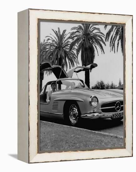 Mercedes Gullwing Sports Car-Ed Clark-Framed Premier Image Canvas