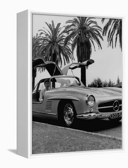 Mercedes Gullwing Sports Car-Ed Clark-Framed Premier Image Canvas