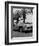 Mercedes Gullwing Sports Car-Ed Clark-Framed Photographic Print