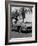 Mercedes Gullwing Sports Car-Ed Clark-Framed Photographic Print